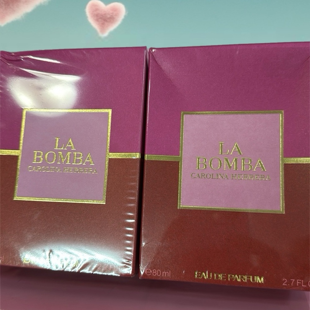 Carolina Herrera La Bomba Perfume in Pink and Brown